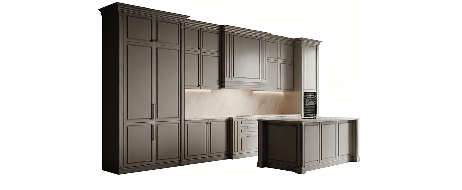 Grey shaker kitchen